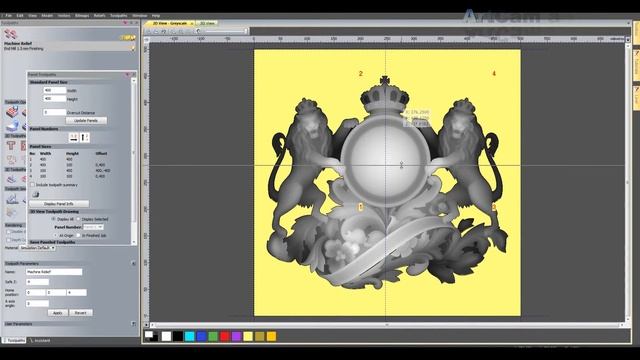 Divide the toolpath into pieces in ArtCam смотреть онлайн