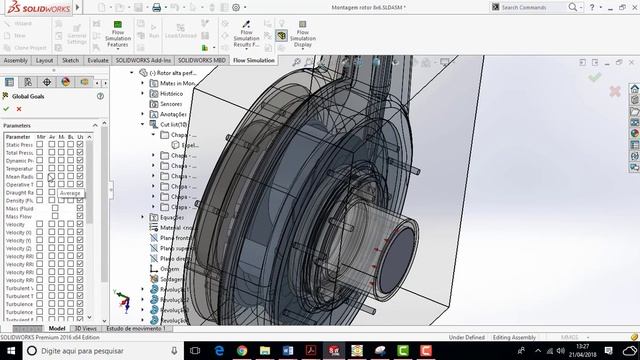 Rotor bomba centrífuga flow simulation смотреть онлайн