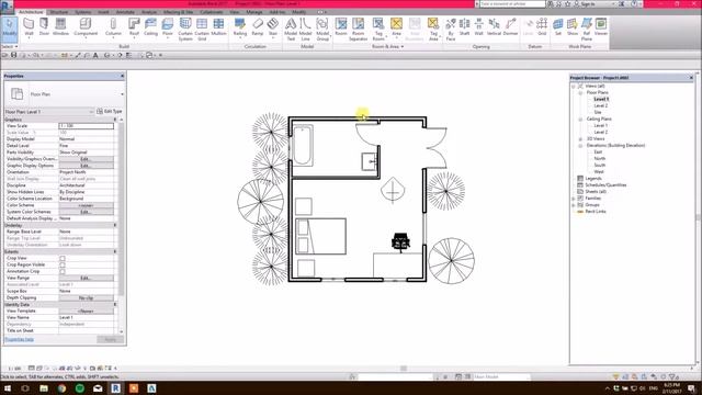 Basic rendering & adding furniture [ Part 1 ] - Revit 2017 смотреть онлайн