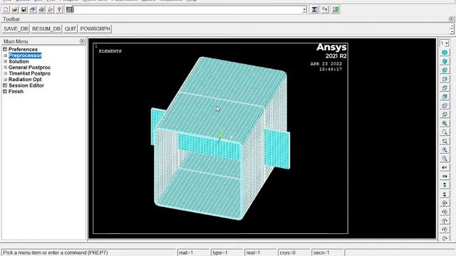 HOW TO CHANGE DISPLAY PARAMETERS IN ANSYS MECHANICAL APDL [BackGround COLOR + Z axis direction] смотреть онлайн