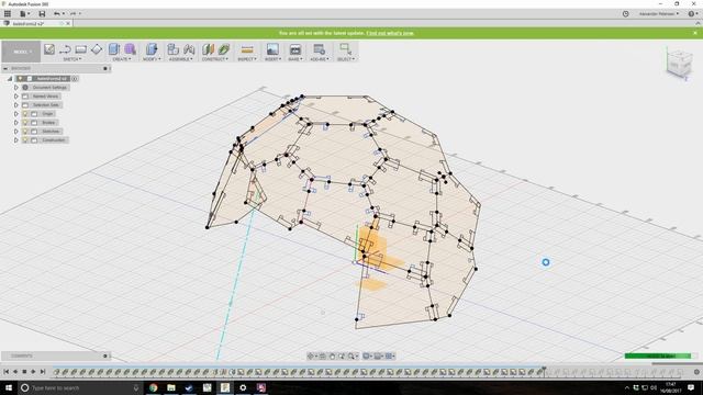 Fusion 360 Hat Frame Creation Animation смотреть онлайн