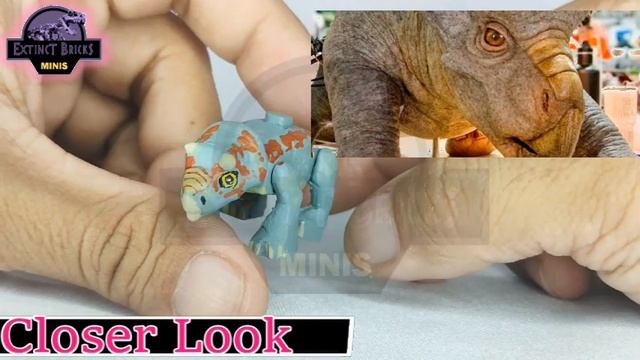 BABY NASUTOCERATOPS - LEGO CUSTOM JURASSIC WORLD DOMINION DINOSAUR #jurassicworlddominion