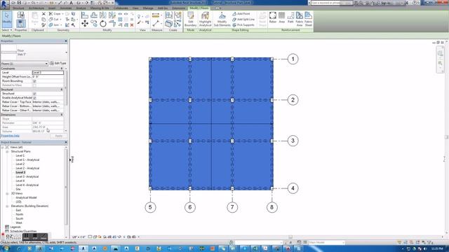 2. Creating Slab & Slab Openings in Revit Strucure. смотреть онлайн