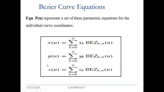 BEZIER CURVE ALGORITHM-Lecture-29 смотреть онлайн