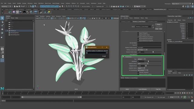 Batch subdivide at Render Time смотреть онлайн