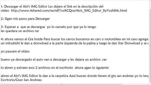 Agregando Carros Al Gta San Andreas Con Alci's IMG Editor By.YoshiMc смотреть онлайн