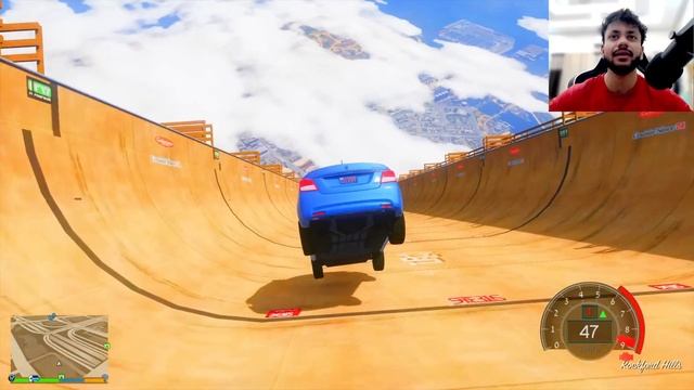 Powerful Indian 💪Suv Cars Vs Super cars🚀 Ramp Jump Challenge ☁️ GTA 5 смотреть онлайн