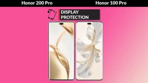 Honor 200 Pro VS Honor 100 Pro