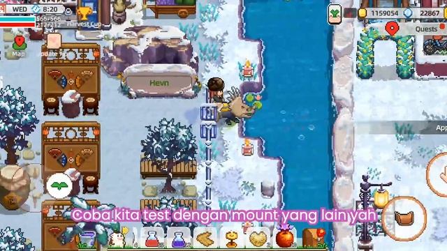 【Harvest Town】Demon Rhinoceros mount - Review, Speed Test (Indonesia Sub) смотреть онлайн