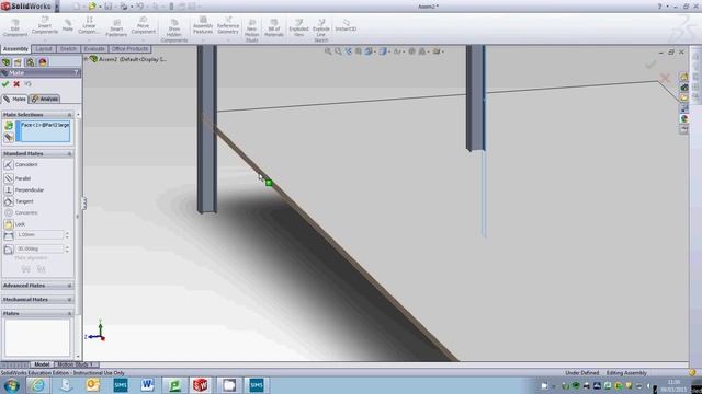 Solidworks Year 12 Tutorials part 3 assembly of beams and slabs смотреть онлайн