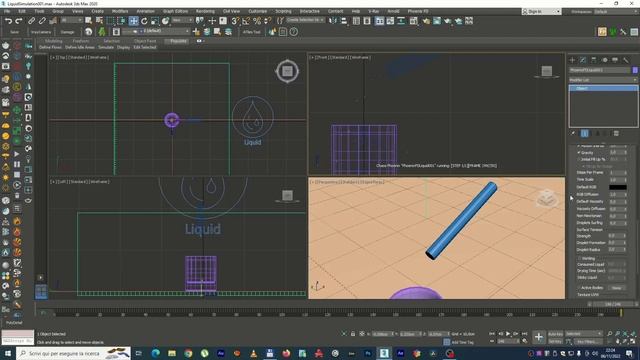 Tutorial PhoenixFD - 3ds Max in italiano - Come riempire un bicchiere ... смотреть онлайн