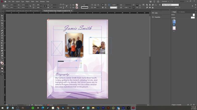 Yearbook in InDesign смотреть онлайн
