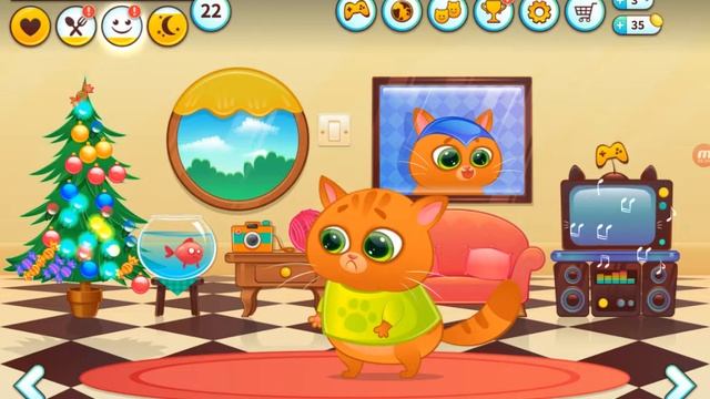 КОТИК БУБУ #3 - Мой Виртуальный Котик - Bubbu My Virtual Pet игровой мультик для детей смотреть онлайн