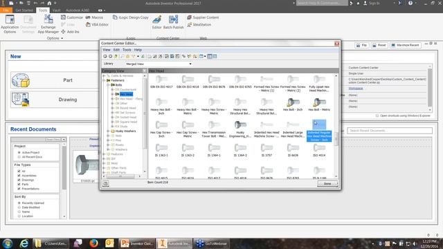 Customizing the Autodesk Inventor Content Center смотреть онлайн