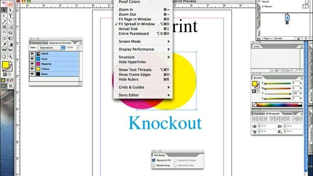 Overprint Knockout смотреть онлайн