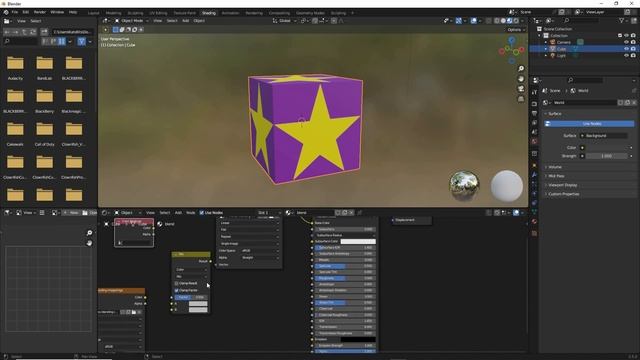 Texture Blending using Vertex Color/Painting in Blender смотреть онлайн