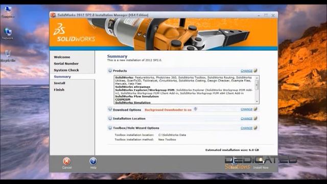 How to install [SolidWorks Network License] كيفية تنصيب الـ смотреть онлайн
