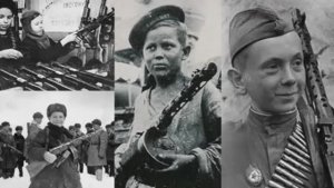 Футаж дети-герои ВОВ