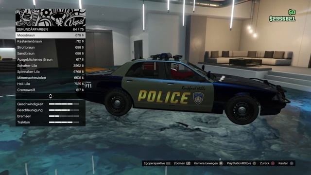 COSTUMIZING & TESTING THE NEW POLICE CAR "STAINER LE CRUISER"! | GTA Online смотреть онлайн