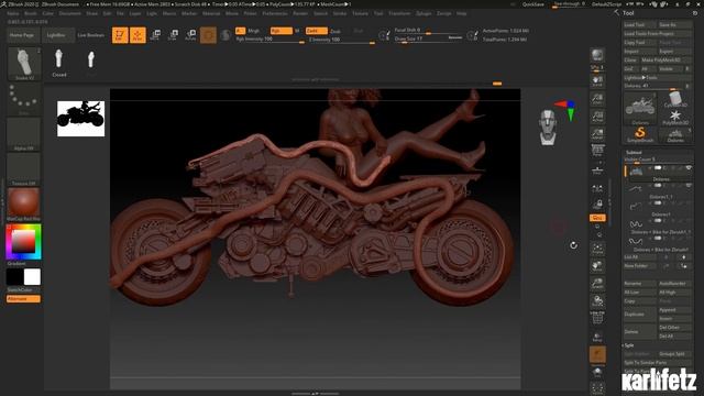 WESTWORLD ☼ Process ☼ Cinema4D, Octane, DAZ & ZBrush смотреть онлайн