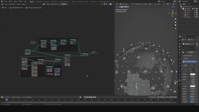 How to create a sci-fi HUD elements with geometry nodes in blender : Part 5(Blender 3.5 Tutorial) смотреть онлайн