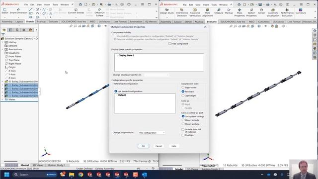 SOLIDWORKS 2023 Undocumented Enhancement: Manage The Flexible Assembly Status in Bulk смотреть онлайн