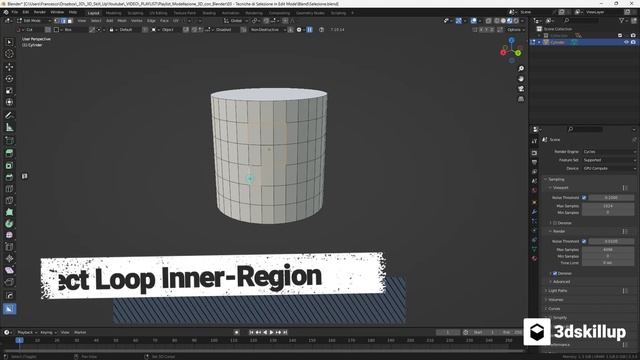 🖱 Blender tutorial: tecniche di selezione in Edit Mode per una modellazione più precisa смотреть онлайн