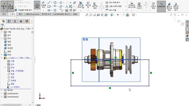 Solidworks 2019 Motion Study 동영상강좌 DVD 1부 ::: 17강 어셈블리의 일부분을 단면치는 에니메이션 смотреть онлайн