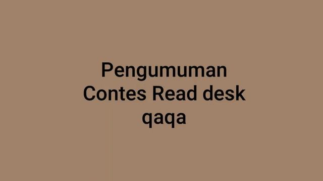 💌𖥸Pengumuman Contest-!𖥸💌