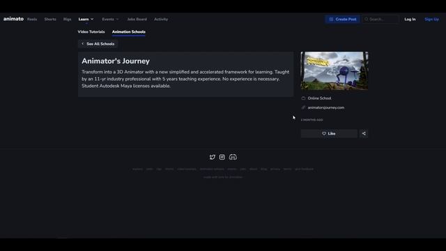 Animato - The World’s First Show-Reel Platform For Animators! смотреть онлайн