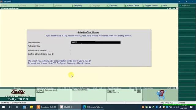 How To Activate License Of Tally ERP 9 Step By Step Complete Process Tutorial | Accounting Cart смотреть онлайн