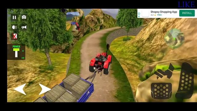 TRANSPORT WATERMELONE WITH LAMBORGHINI TRACTOR vs JOHN DERRE TRACTORS - Farming Simulator 22 смотреть онлайн