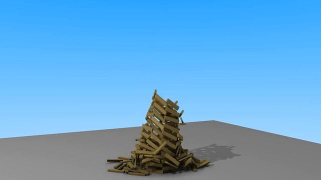 Blender - Kapla Blur test смотреть онлайн