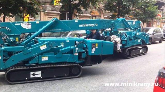 Мини-краны MAEDA MC305 & MC405 в центре Санкт-Петербурга смотреть онлайн