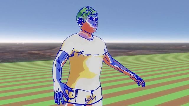 2d simulation from 3d in Blender 3d program v3 смотреть онлайн