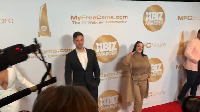 XBIZ Awards Red Carpet arrivals - Angela White Ryan Driller Shy Love Nikki Delano
