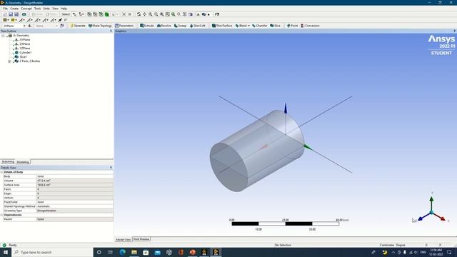 Slice Operation in Ansys Design Modeler || Design Modeler || @Ayush.Bhagat смотреть онлайн