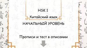 Китайский язык. Подготовка к HSK1.Китайский язык начальный уровень. Фонетика Китайского языка.