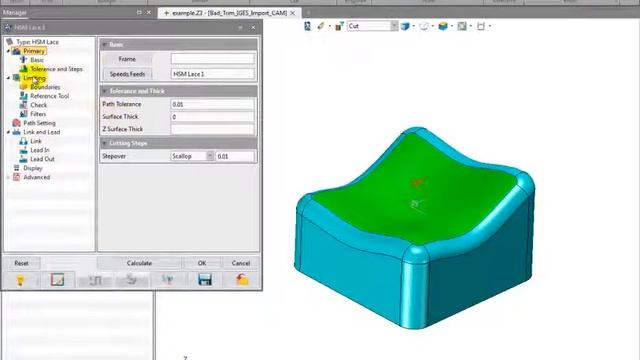 ZW3D CAM 3X Milling Tutorial - HSM Lace смотреть онлайн
