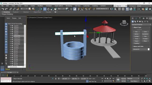 3ds Max # 3D MODELING Video Tutorial #Simple models with standard primitives # Easy Tutorial смотреть онлайн