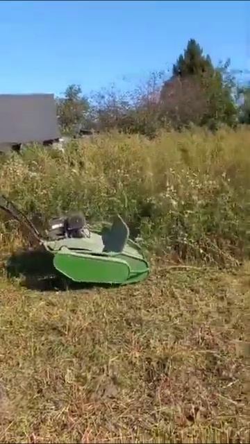 Евгений Федулин покос травы Мульчером Видео от клиента ! Бурьянокосилка ТС 1000 смотреть онлайн