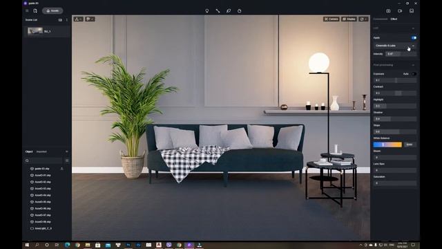D5 RENDER 2.0 - USE LUT FILE .CUBE TUTORIAL смотреть онлайн