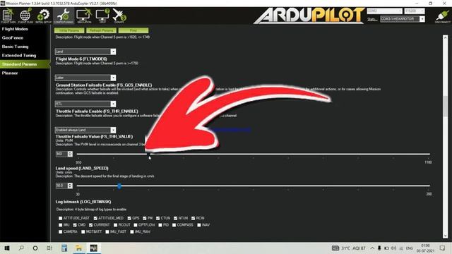 APM2.8 PreArm Check FS_THR_VALUE Error Solved смотреть онлайн