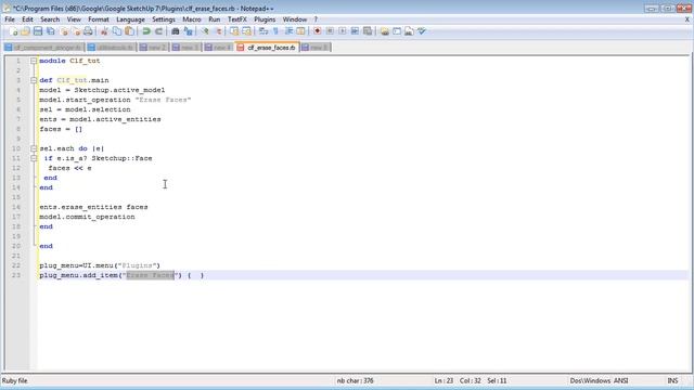Writing SketchUp Ruby - Add to the Menu System смотреть онлайн