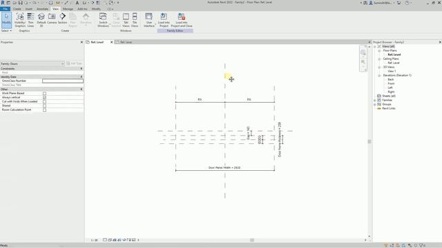 Door Family_Door panel modeling смотреть онлайн