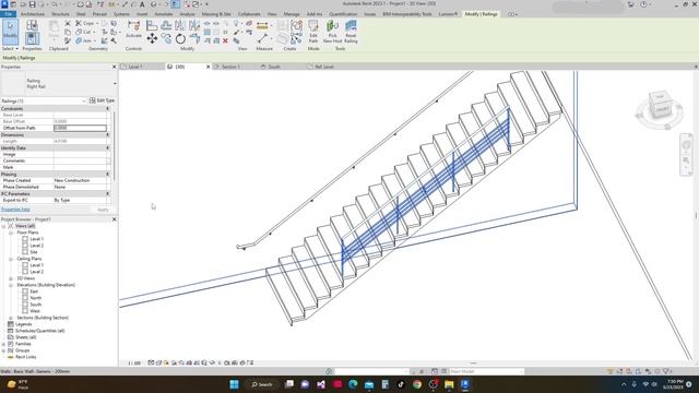 Stairs and Railings Exploring Handrail in Depth Part 9. (Mastering Revit Architecture.) смотреть онлайн