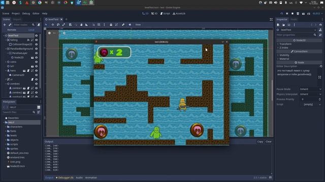 платформер в Godot (враги поумнели) смотреть онлайн