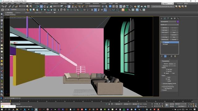 3ds Max 2020 | Corona Loft Scene Modeling Workflow part 02 смотреть онлайн