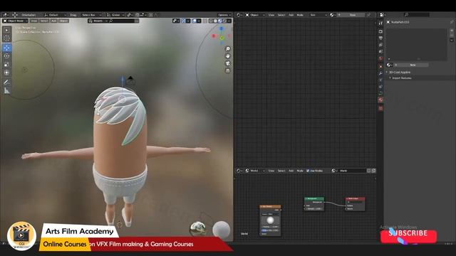 Character texturing in blender | Modeling to rigging tutorials Part 2 смотреть онлайн