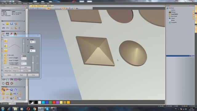Create 3d primitives in ArtCam смотреть онлайн